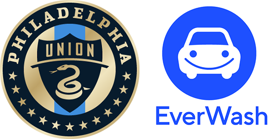 Philadelphia Union and EverWash logos