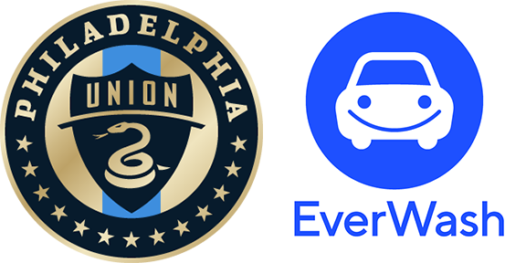 Philadelphia Union and EverWash logos Philadelphia Union and EverWash logos