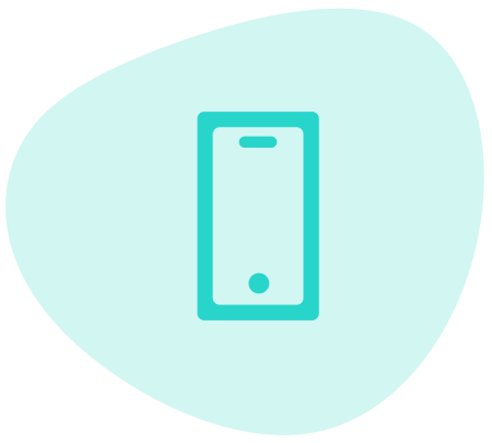 An icon of a smartphone.